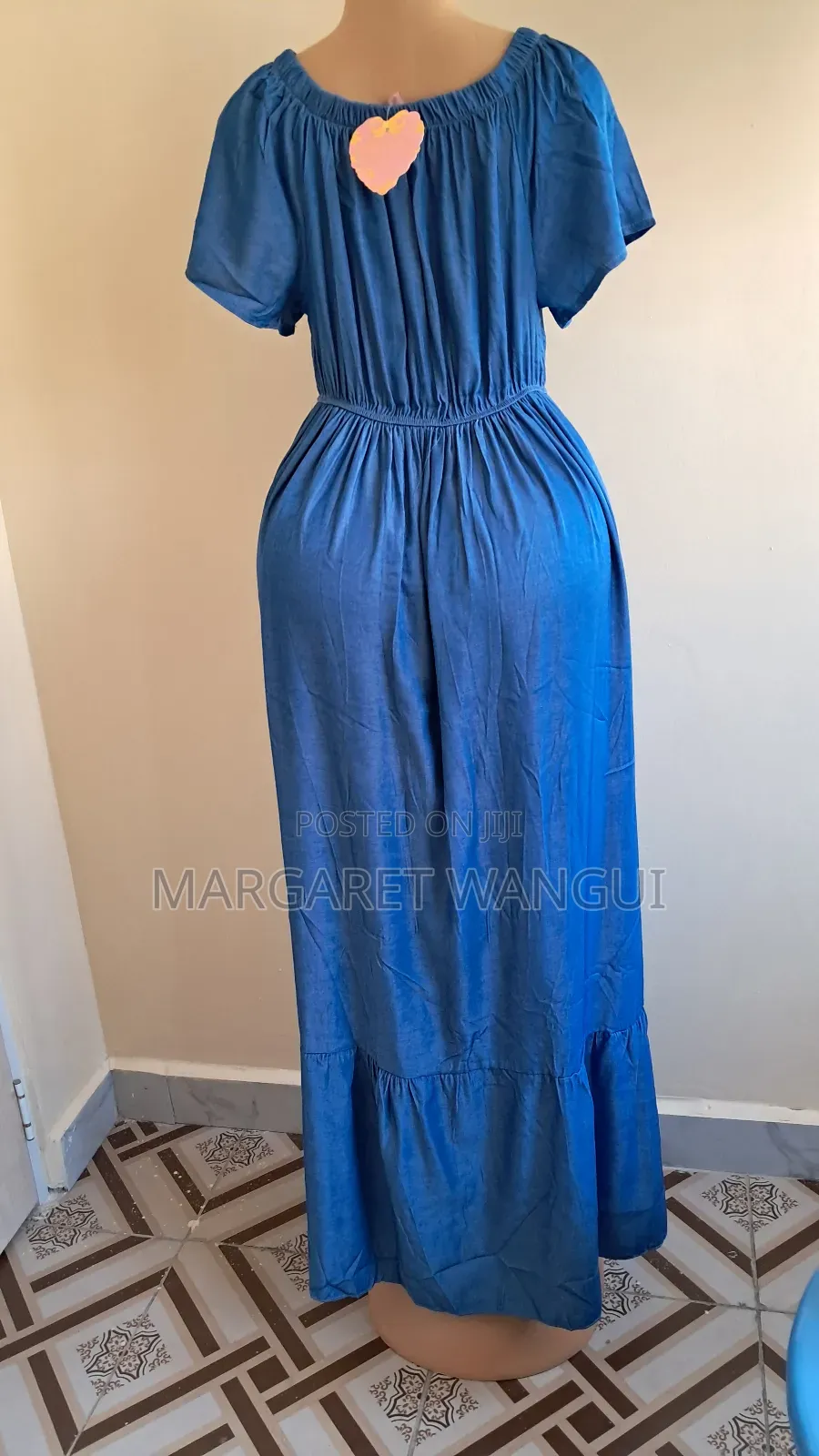 .Maxi Soft Jeans Dresses