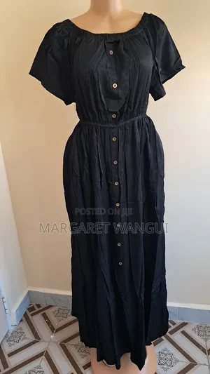 .Maxi Soft Jeans Dresses