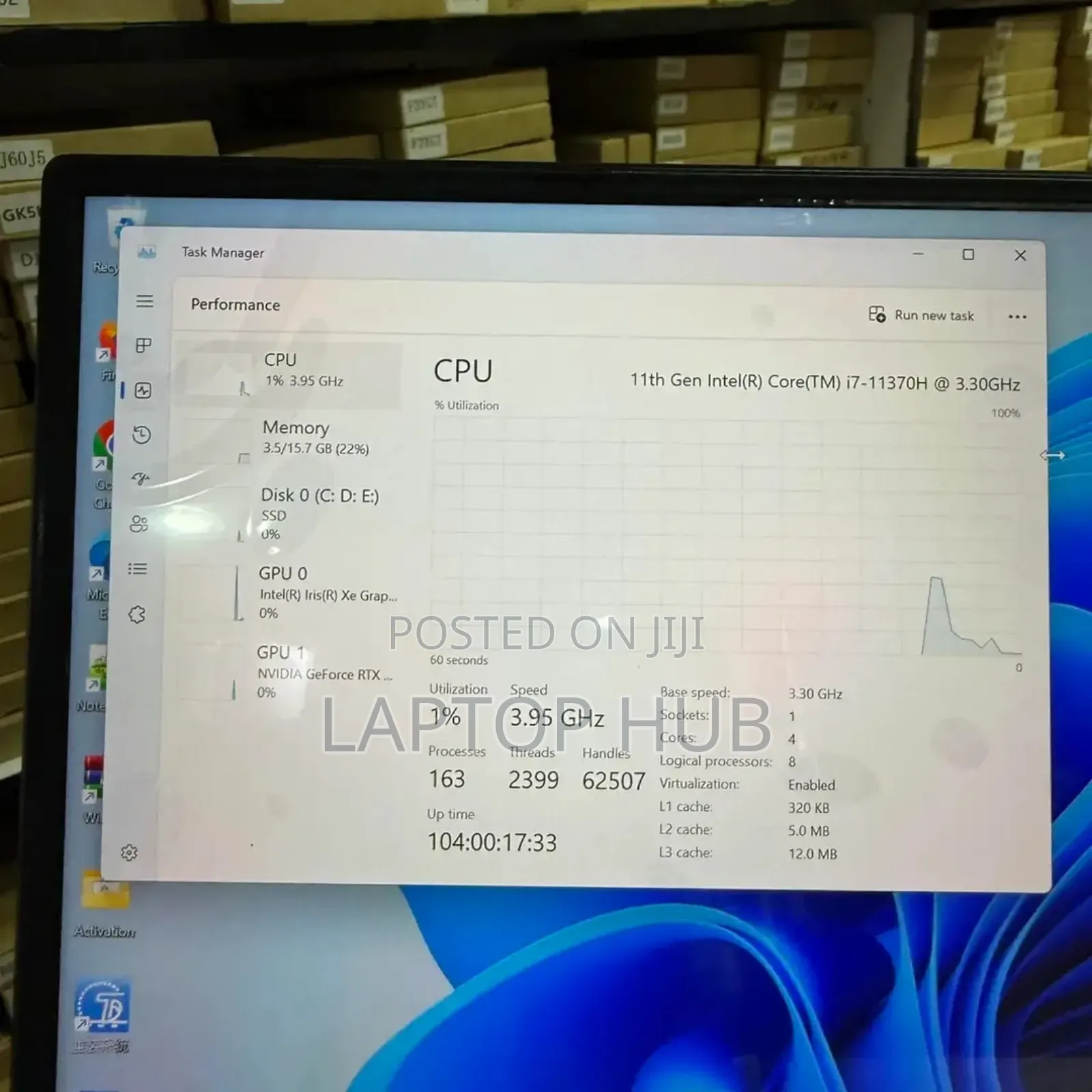 Laptop Asus TUF Dash F15 16GB Intel Core I7 SSD 512GB