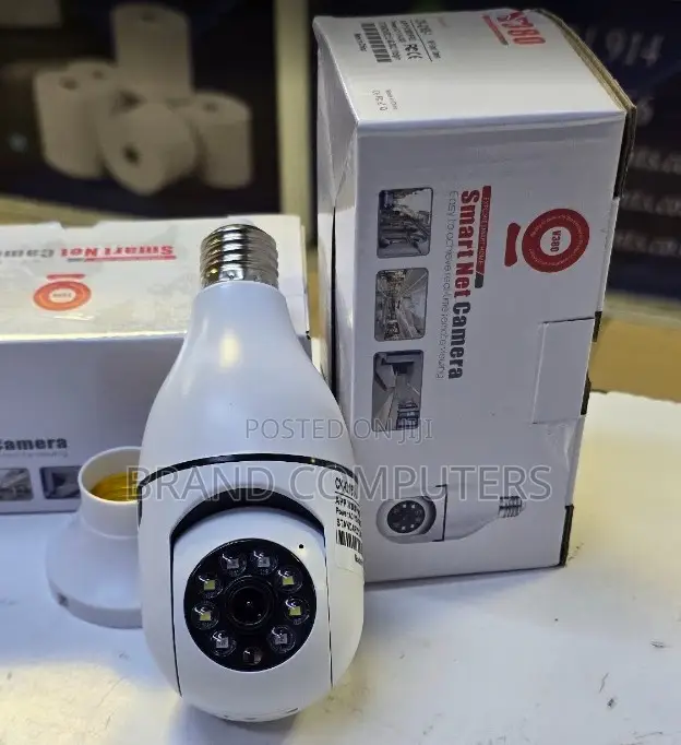 Single Lens Wifi Bulb PTZ Camera CCTV