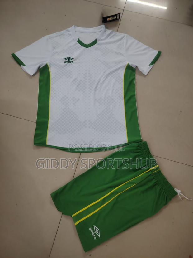 Football Kit White Green
