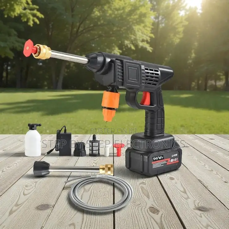 Heavy Duty 96v Gun Car Washer Washing Wireless Rechargeable Machine