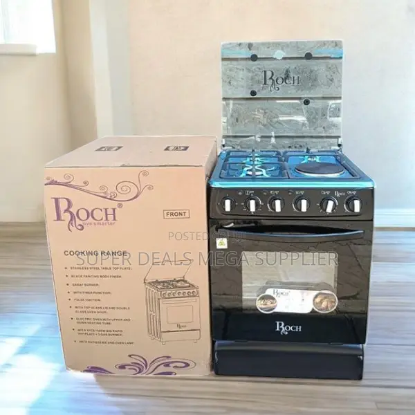Roch 55x50 Gas and Electric Cooker With Oven Durable and Compact