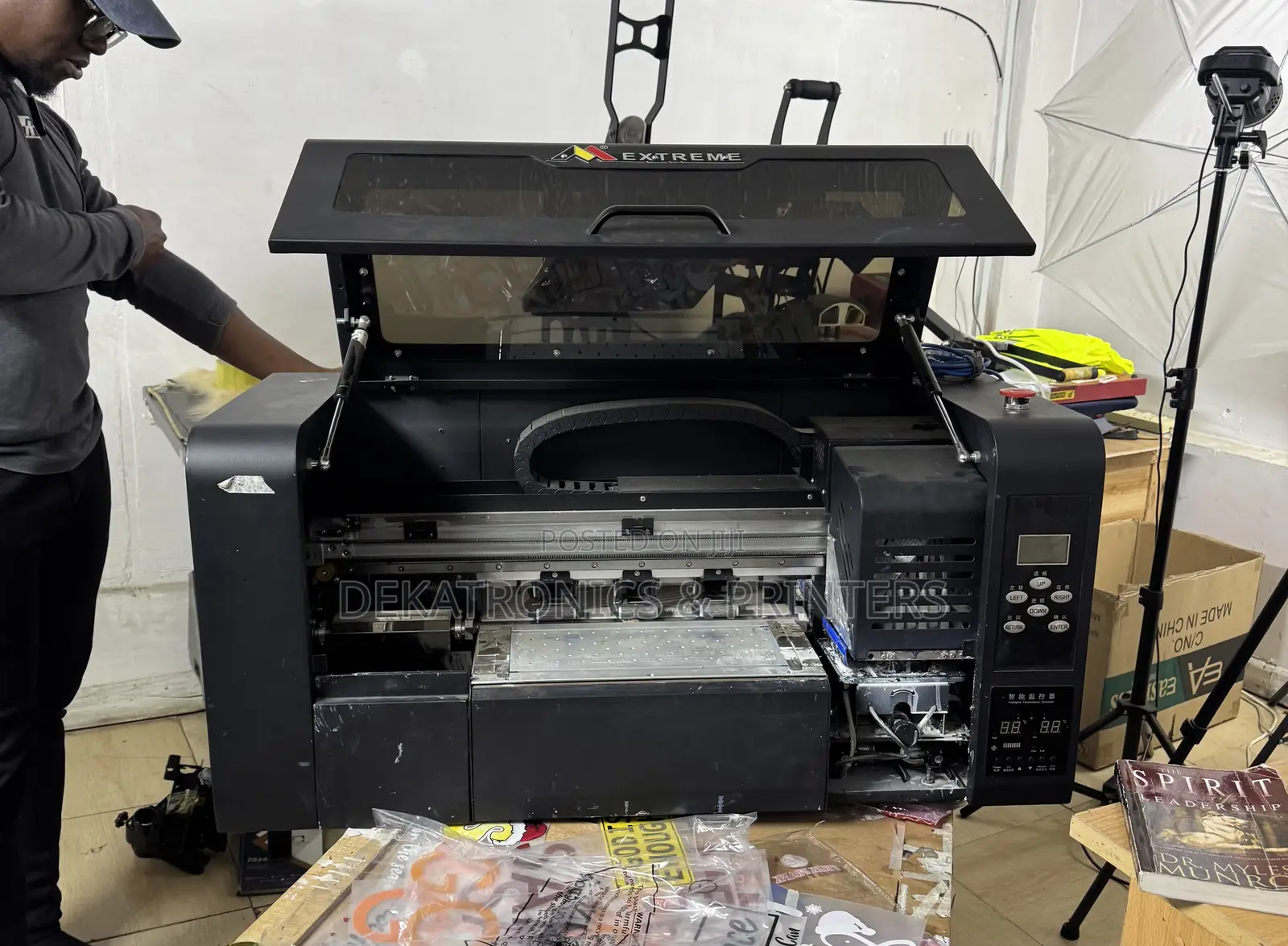 Slightly Used Extreme 30cm DTF Printer With 2pcs Epson Xp600 Heads