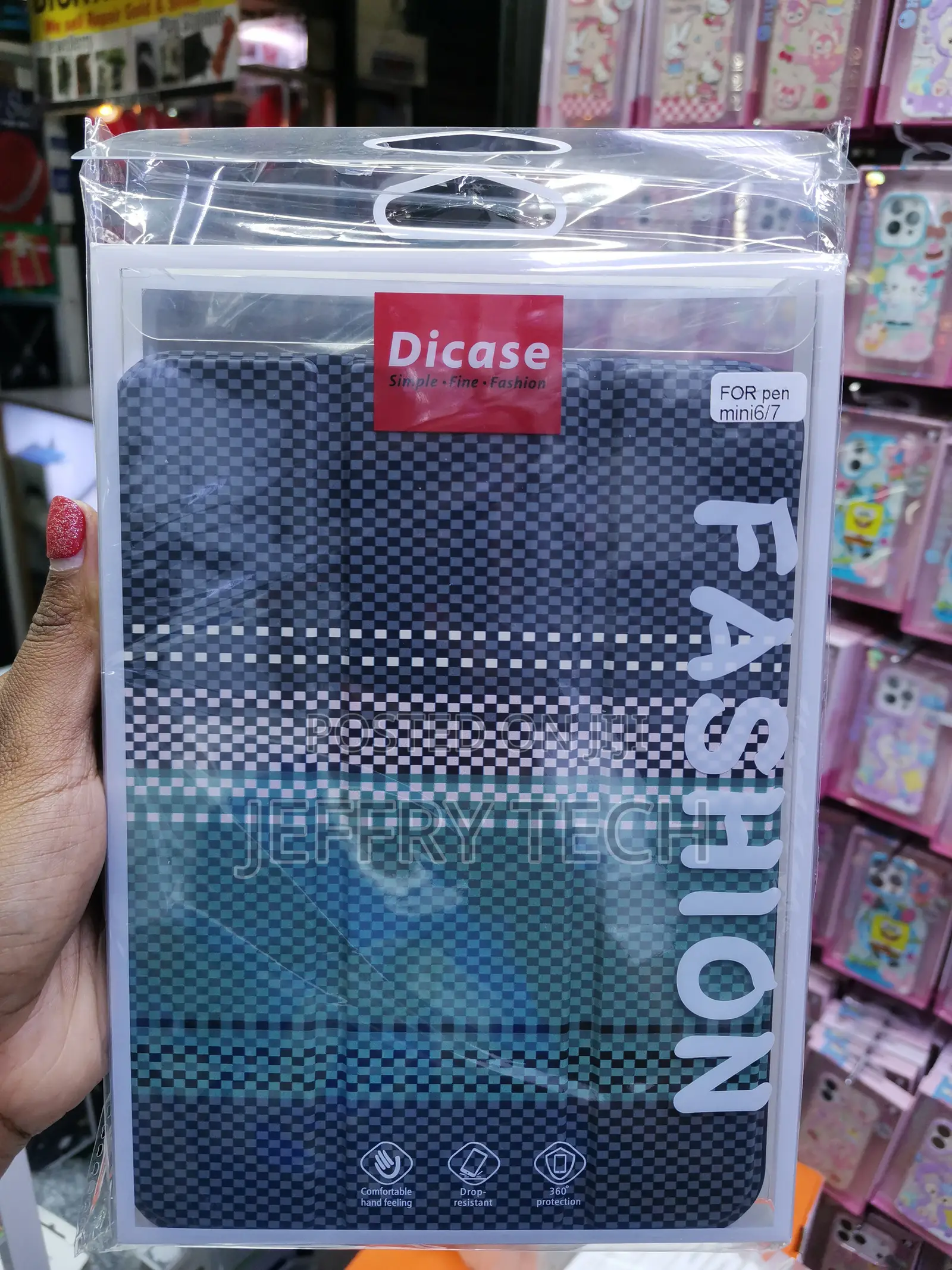 Durok iPad Mini 6/7 Carbon Fiber Case With Penslot