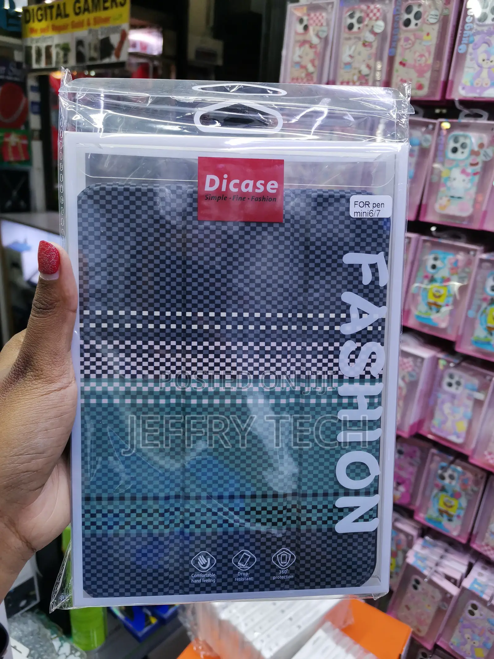 Durok iPad Mini 6/7 Carbon Fiber Case With Penslot