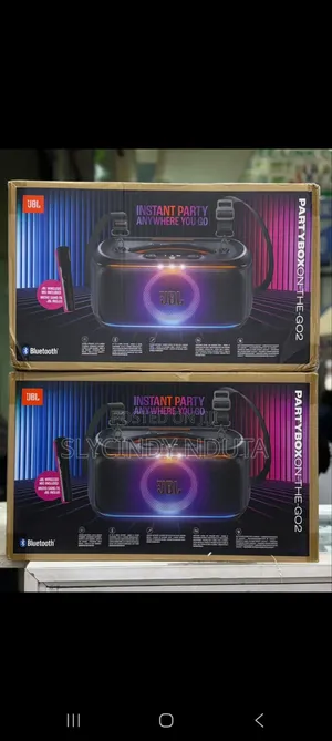 JBL Partybox on the Go 2 Wireless Portable Party Speaker