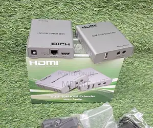 Hdmi 60m KVM Extender With Audio Usb Keyboard Mouse Functionality