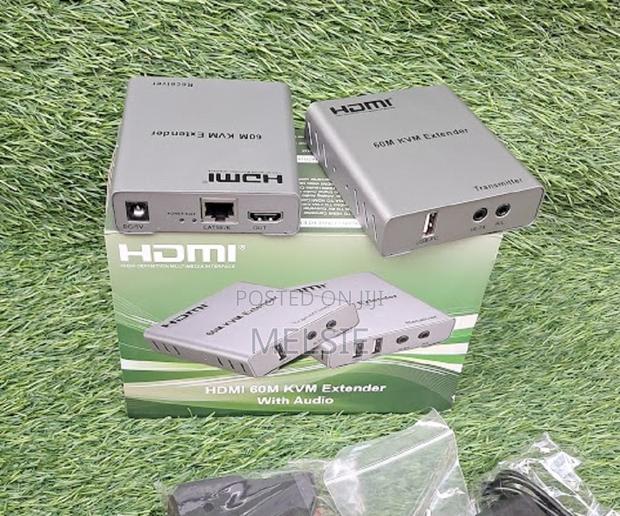 Hdmi 60m KVM Extender With Audio Usb Keyboard Mouse Functionality - main view