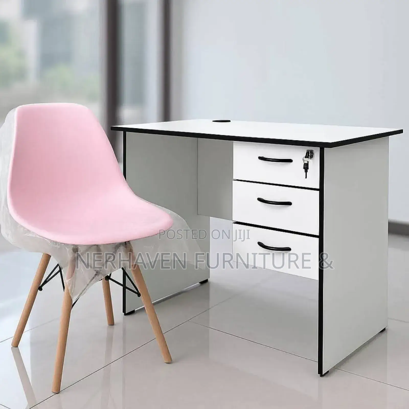 Stylish Workstation Set – Desk and Chair for Office Study