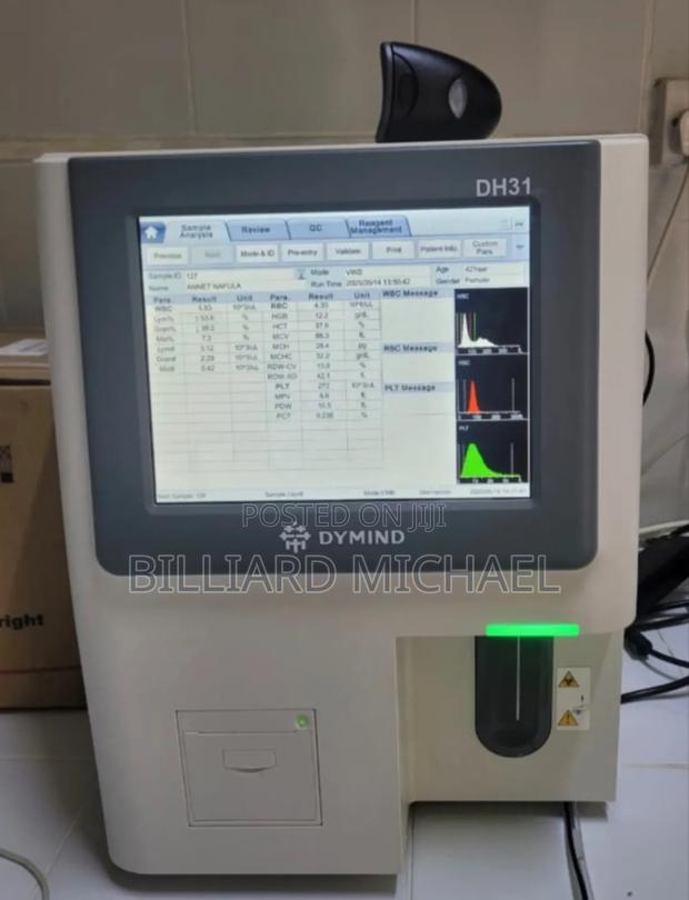Dymind Dh 31 3 Part Hematology Analyser