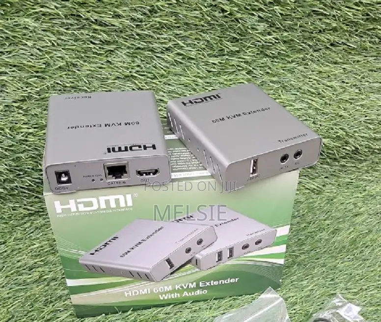 60m Hdmi Extender KVM Signal Extender With Audio Over Cat5e/6 Cable