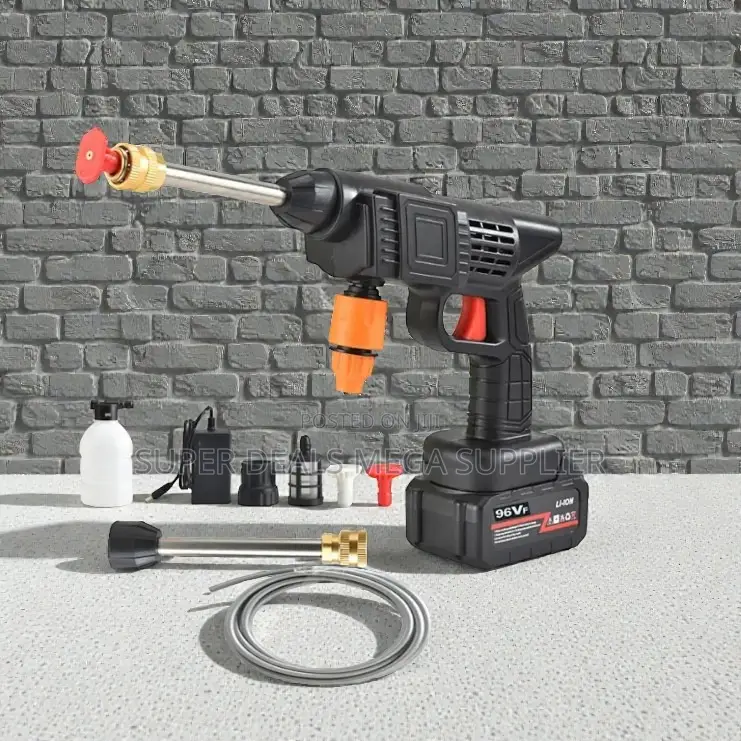 High Quality Material 96v Gun Car Washer Car Washing Cordless Gun