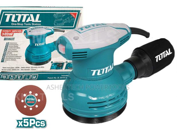 Total Tf Rotary Sander 320w 125mm