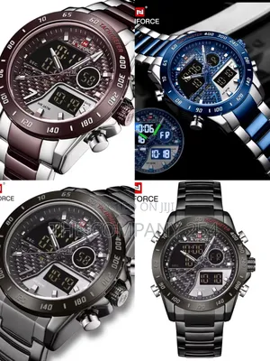 Naviforce Gents #Nf9171 Analogue Digital Display