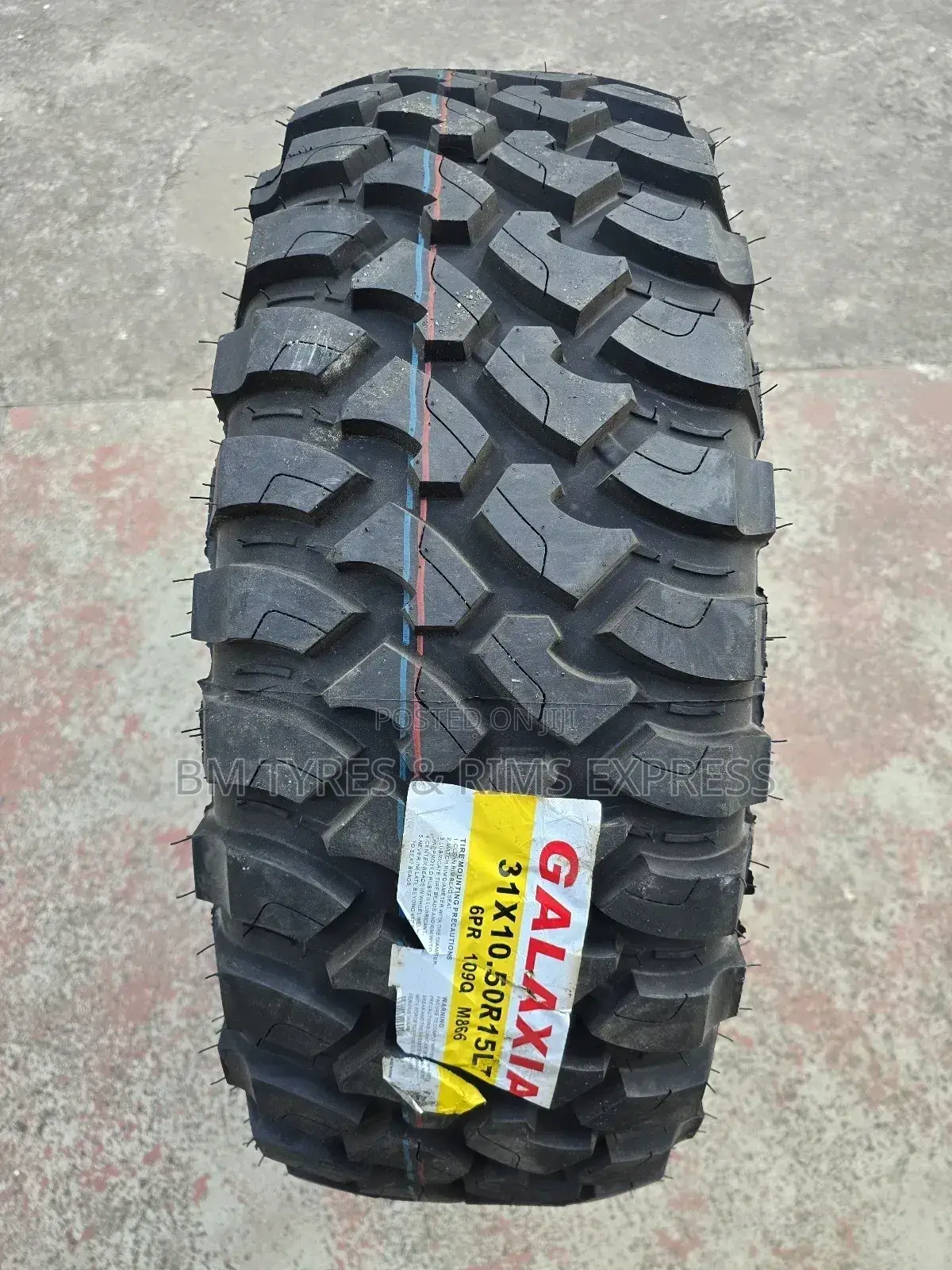 31x10.50r15 Galaxia Tyres (Mud Terrein)