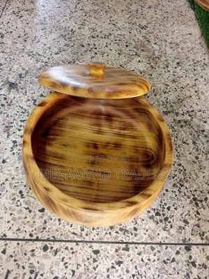 Wooden Bowl With Lid / Chapati Bowl