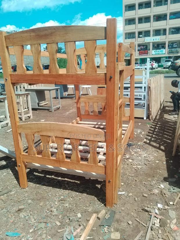 Solid Wooden Bunk Bed 4 by 6 - main view