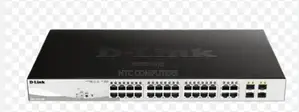 DGS-1210-28p 28-Port Gigabit Smart Managed Poe Switch