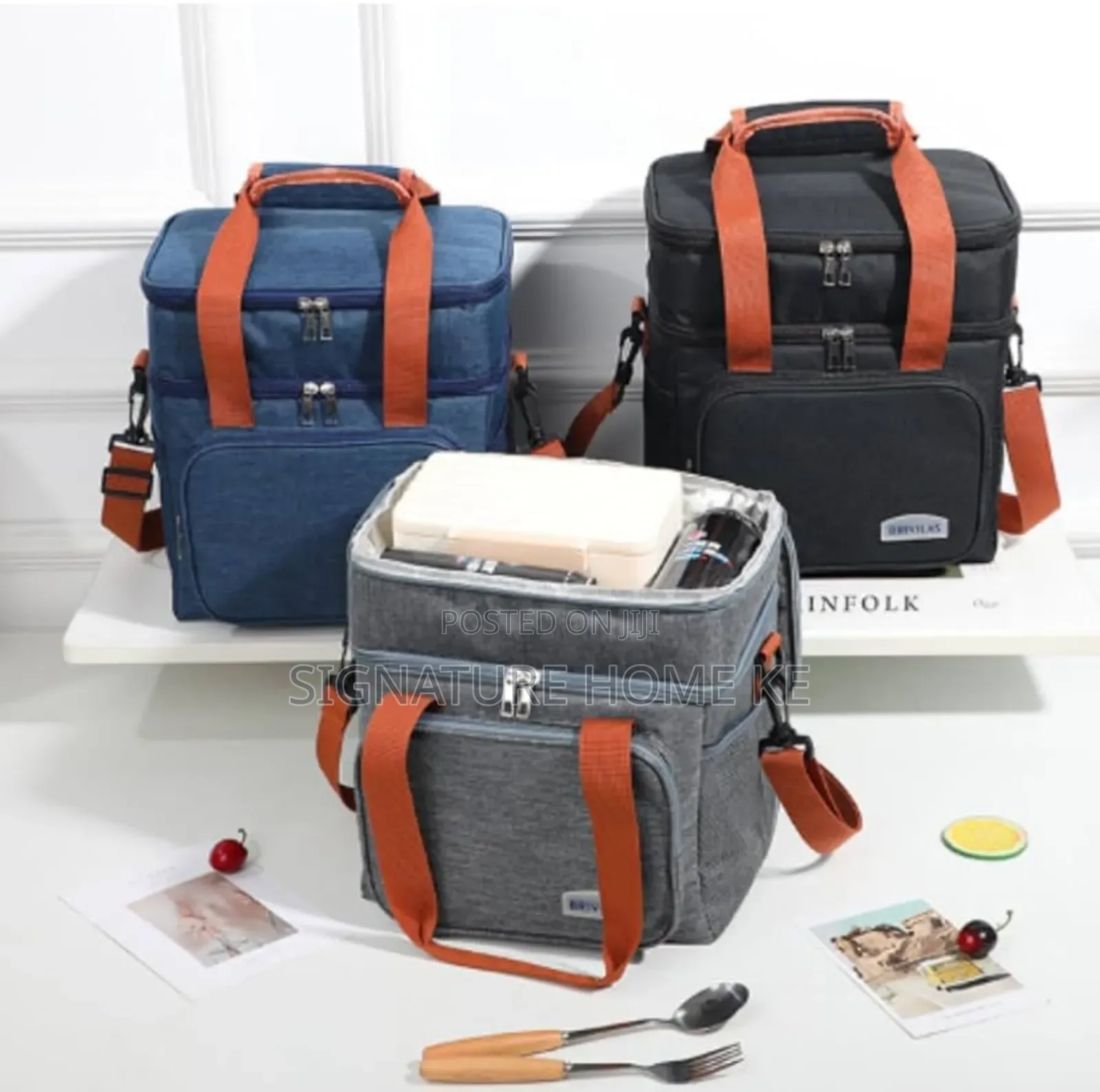 2 Layer Insulated Lunch Bag