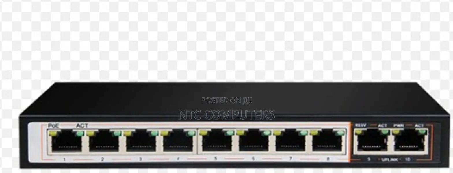 DGS-F1010p-E 8ge Poe+ 2ge Uplink 250m Poe Switch