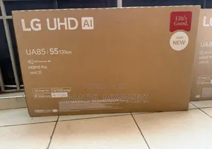 Lg 55" Ua85 Uhd Ai Smart Tv Ai Magic Remote Hdr10 Webos25 Latest