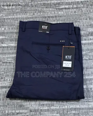 Quality Casual Checked Dark Colors Men Official Trouser