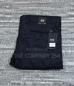 Quality Casual Checked Dark Colors Men Official Trouser