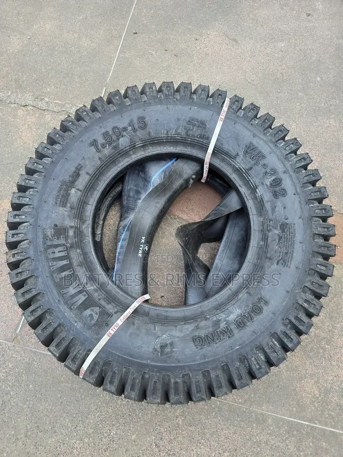 750 - 15 Vk Tyres (Diff) Load King.