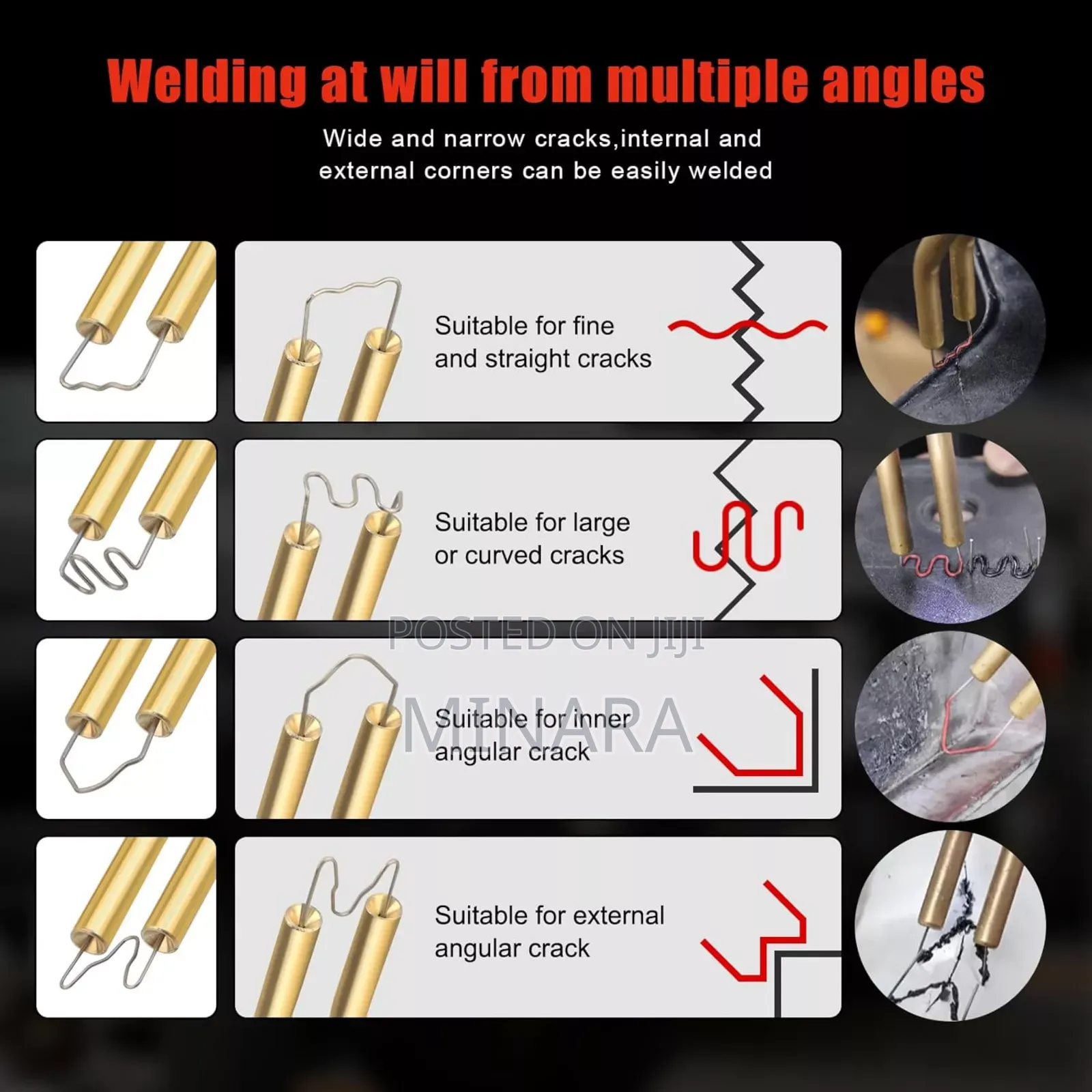 Plastic Welding Gun, Car Bumper Repair