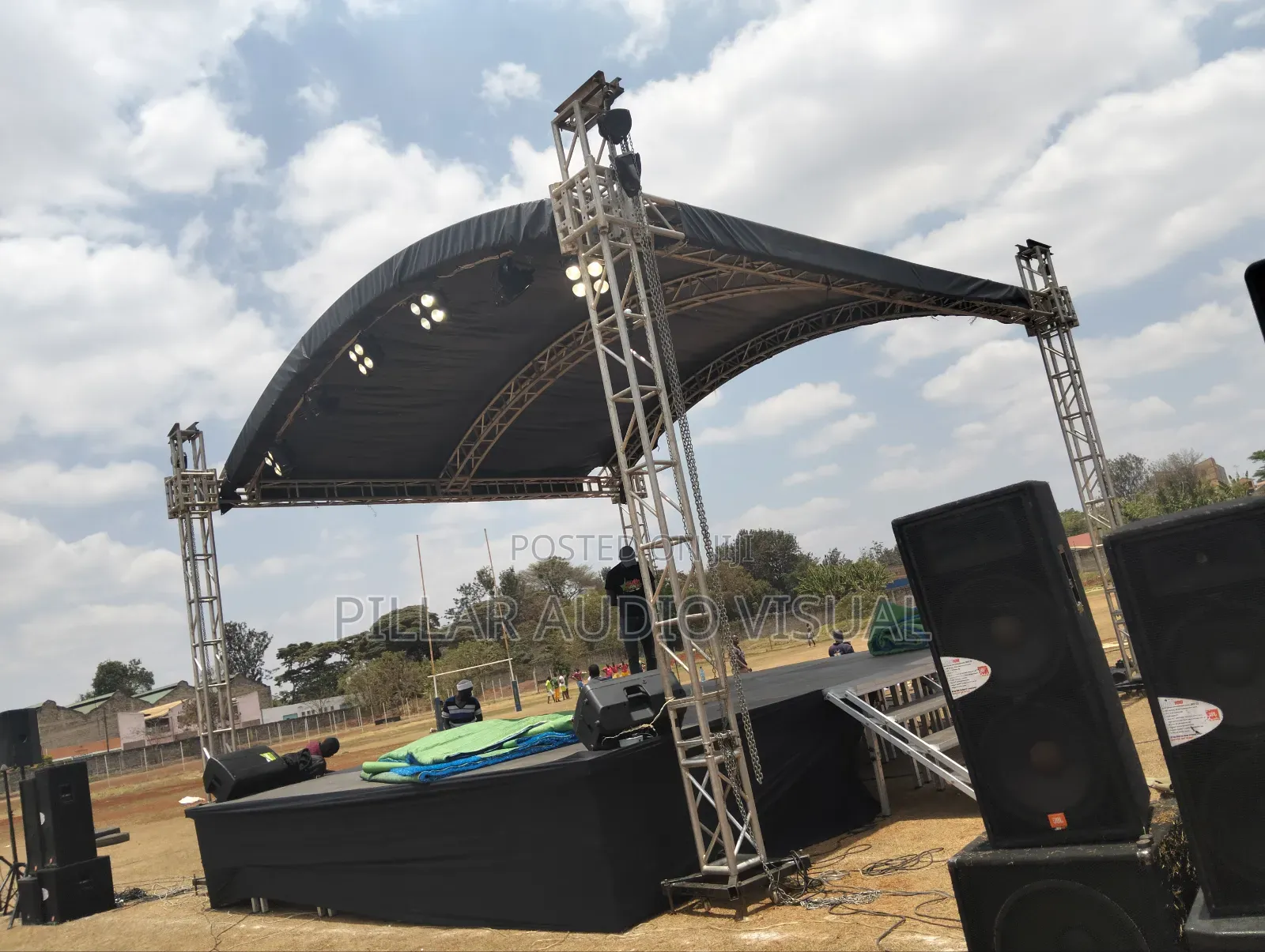 Stage Lightings, Canopy Stage for Crusade! Hire