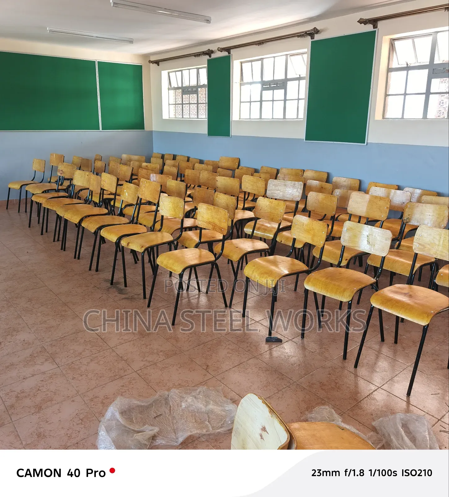 School Chairs and Locker