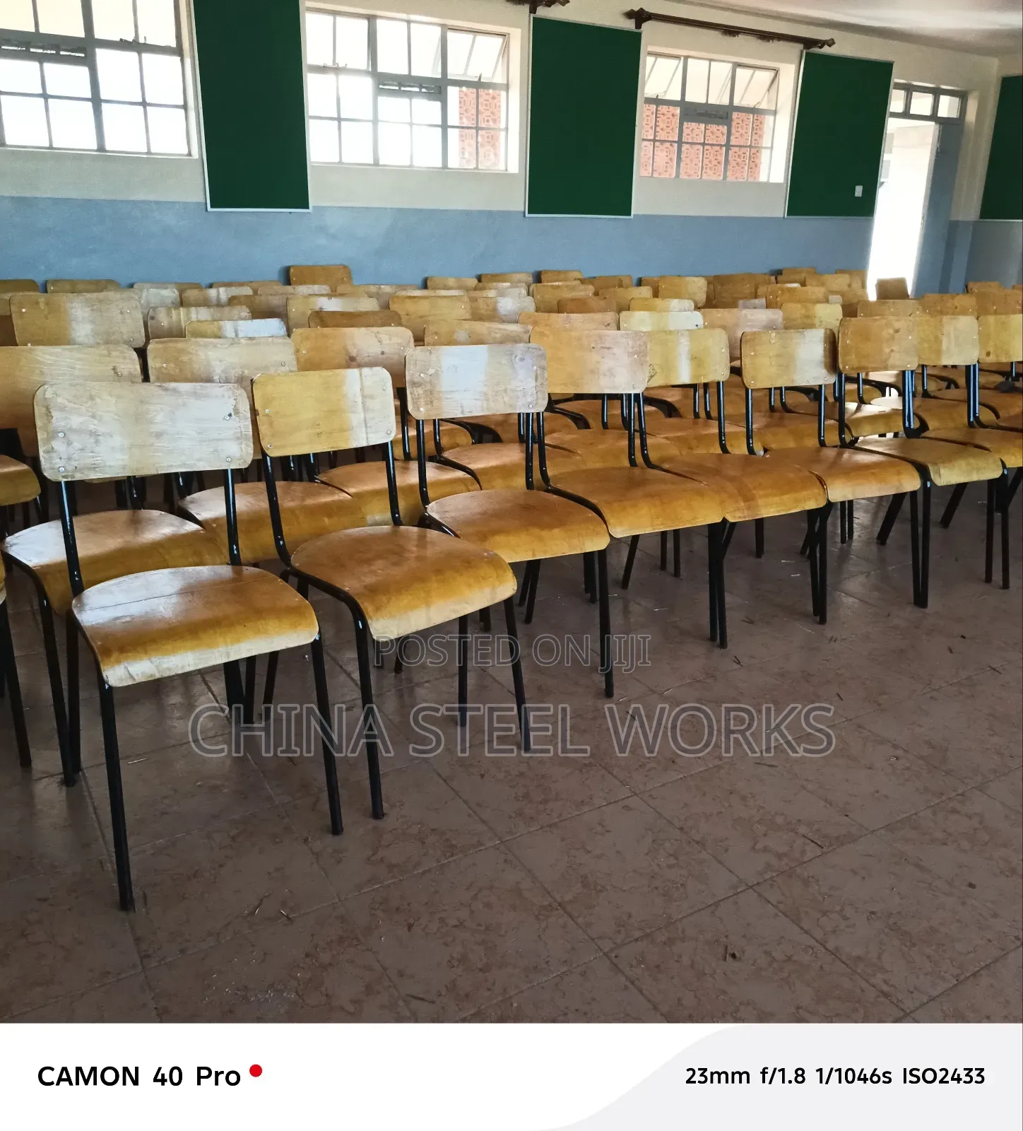 School Chairs and Locker