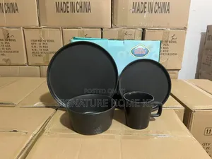 24pcs Dinner Set -Black