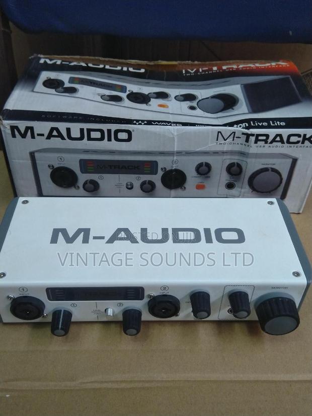2 Channel M Audio M Track Plus Studio Soundcard - main view