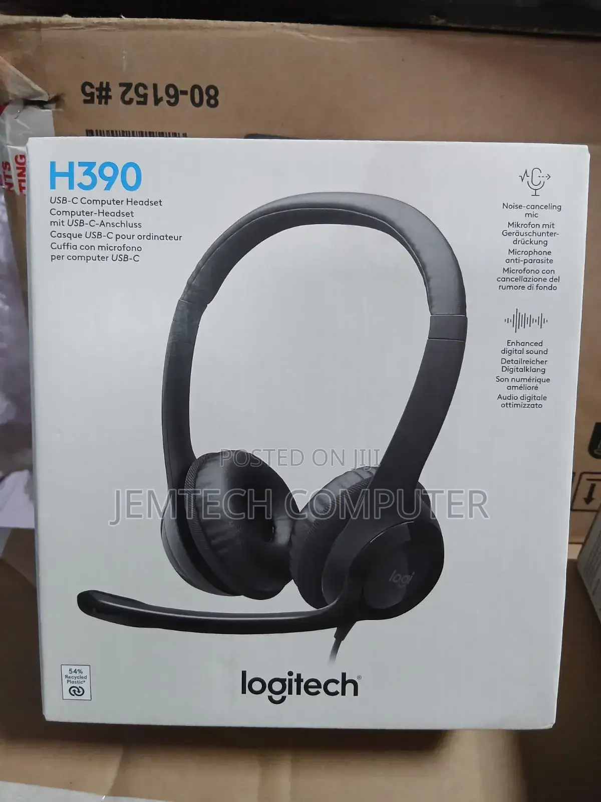 Logitech Type C Wired Headset H390
