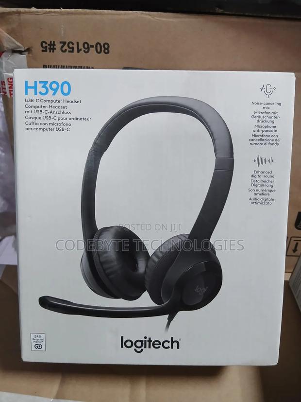 Logitech Type C Wired Headset H390 - main view