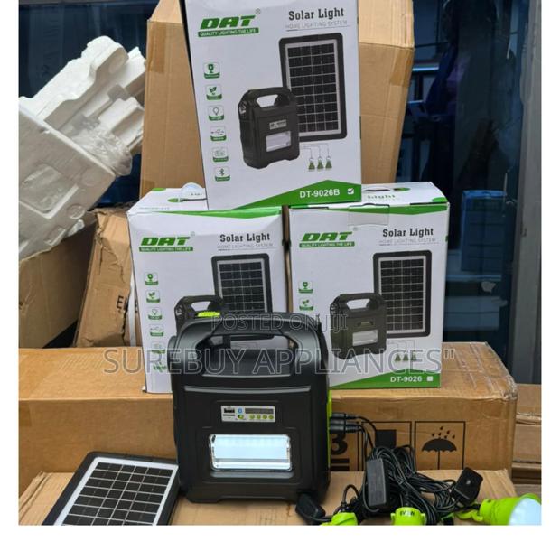 Dat Dt-9026 Solar Light – Built-in Fm Radio Reliable Lighting - main view