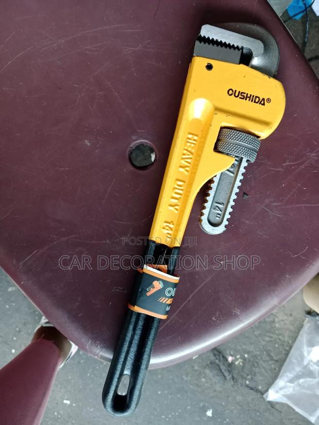 14"Heavy Duty Pipe Wrench Adjustable Spanner - main view