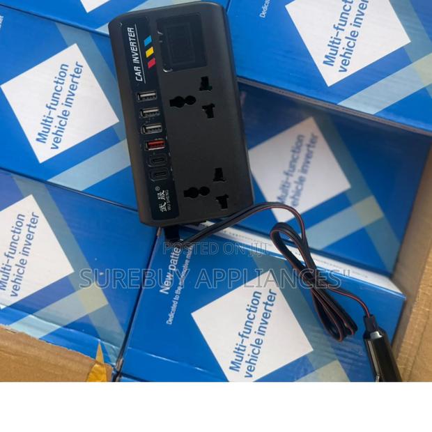 Car Power Inverter for Charging and Running Home Electronics - main view