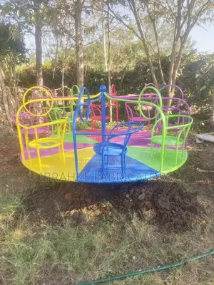 School Kindergarten Slides and Seesaws