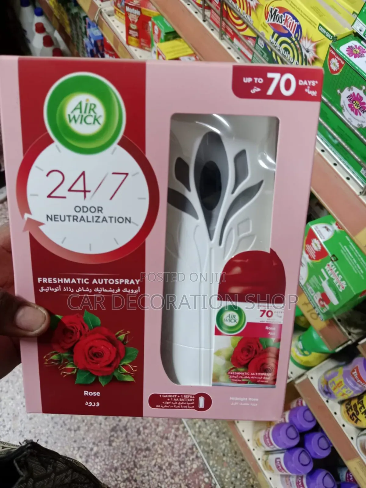 Airwick 250ml Air Freshener Freshmatic Auto Spray Gadget+1 Refill