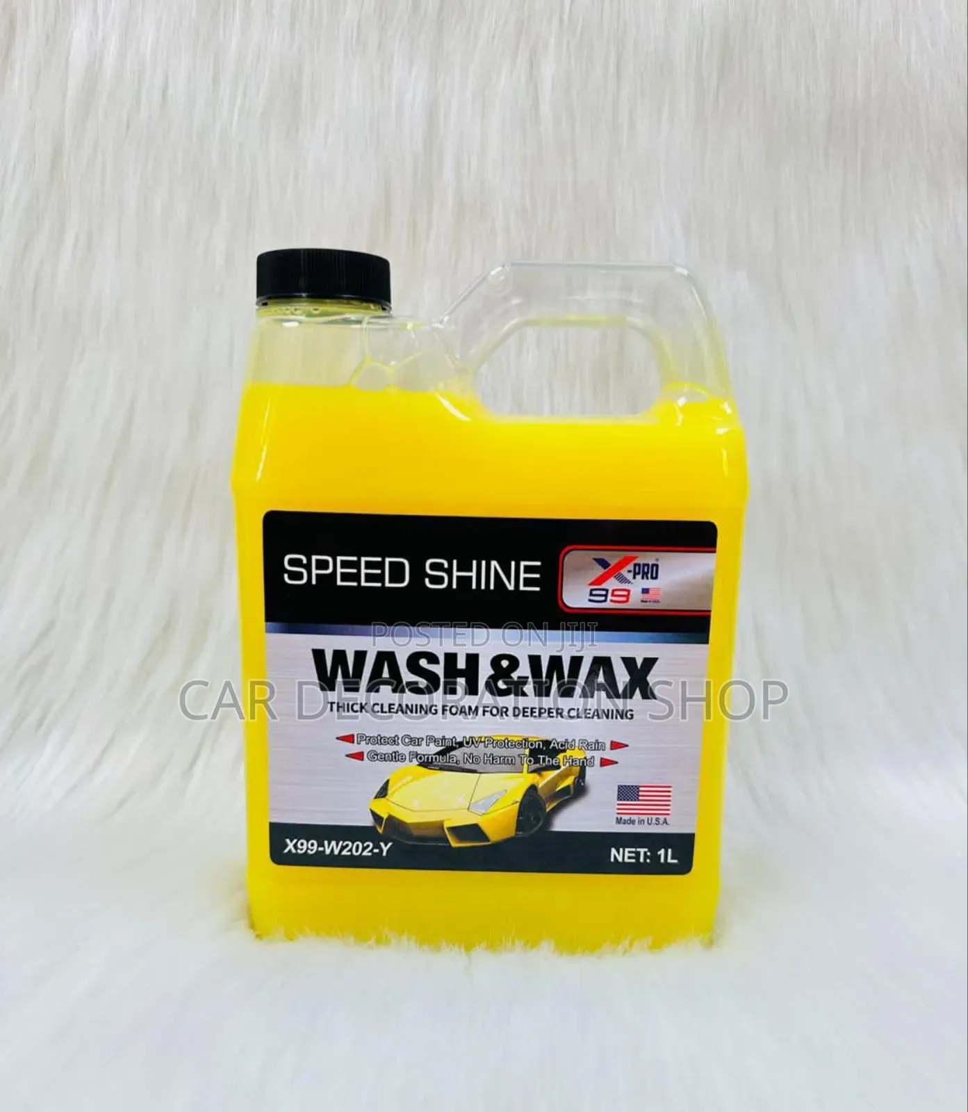 1litre Speed Shine Wash and Wax Shampoo