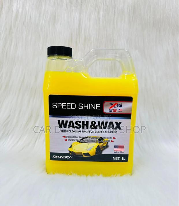 1litre Speed Shine Wash and Wax Shampoo