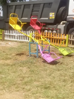 Kindergarten Play Set Swing and Slides