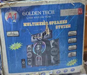 9017 Golden Tech 3.1 Multifunctional Speaker
