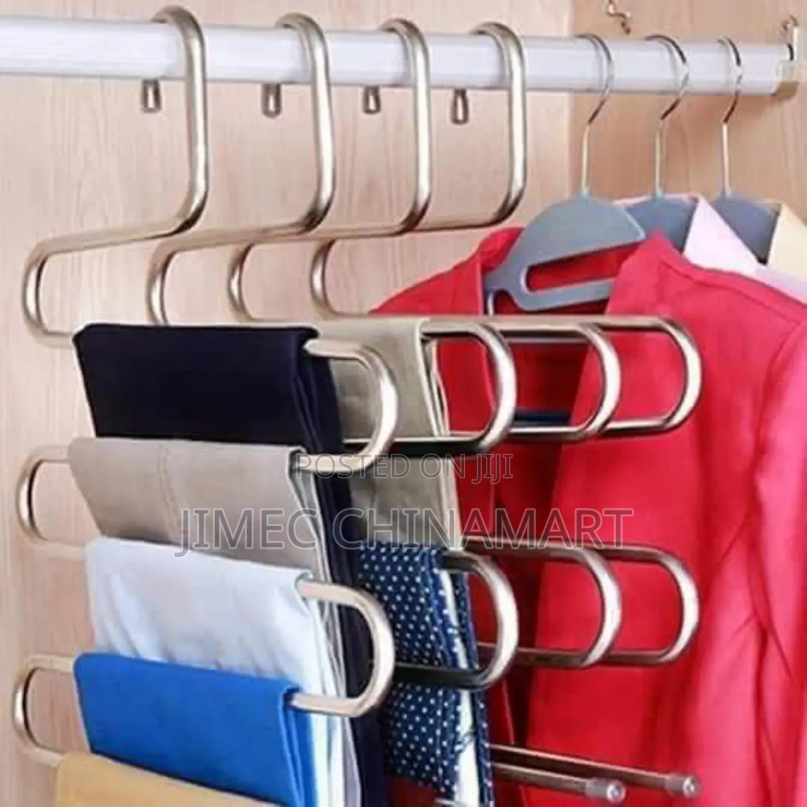 Heavy Stainless Steel Trouser Organizer Hanger