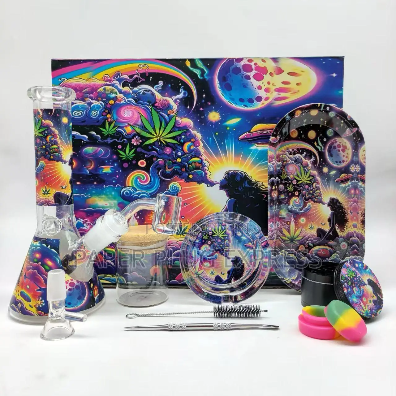 Complete Bong Box Gift Set in One Case