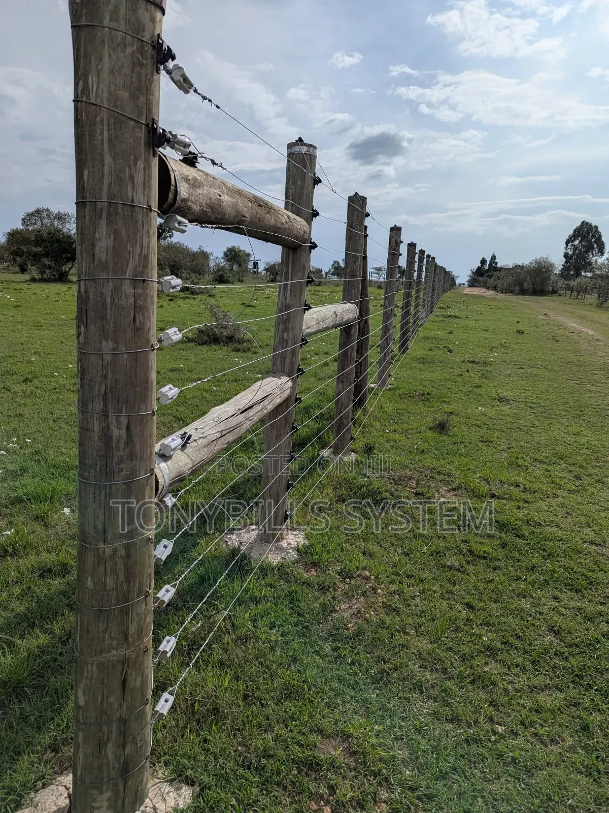 30 Hectares Free Standing Electric Fence Full Installation