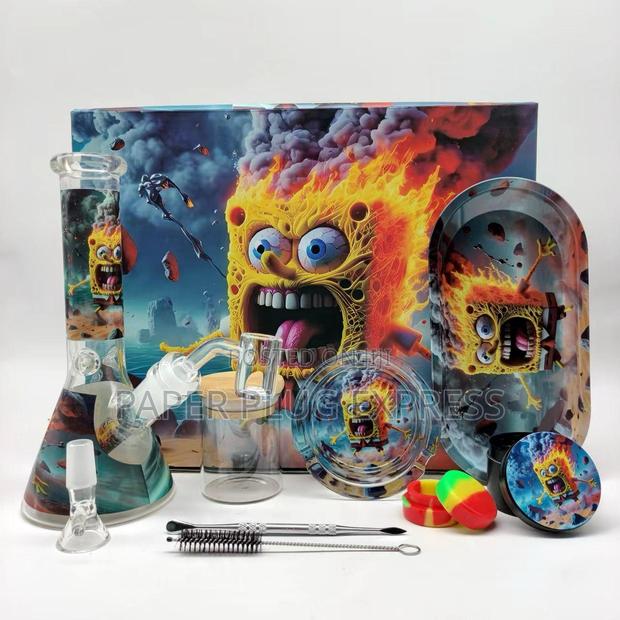 Ultimate Multi-Accessory Glass Bong Kit - main view